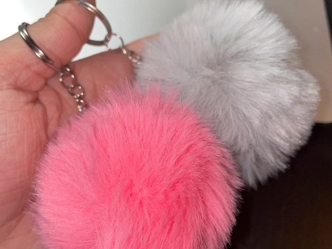Brelok 10szt. zawieszka do kluczy torby pompon futerko puszek do torby torebki Brelok 10szt. zawieszka do kluczy torby pompon futerko puszek do torby torebki
