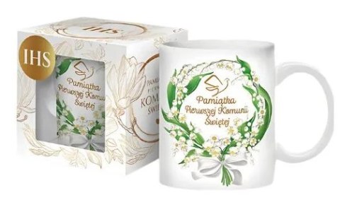 Kubek ceramiczny Komunia - Konwalia 3309-KOM1 Kubek ceramiczny Komunia - Konwalia 3309-KOM1