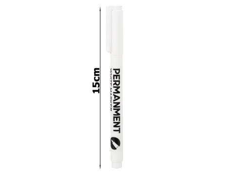 Marker pisak permanentny biały do opon szyb stali 12szt. Marker pisak permanentny biały do opon szyb stali 12szt.