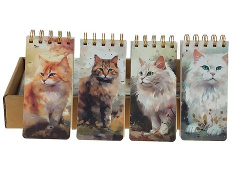 Notesik z kotkiem 15 x 14 x 6,5cm skoroszyt czysty Notesik z kotkiem 15 x 14 x 6,5cm skoroszyt czysty