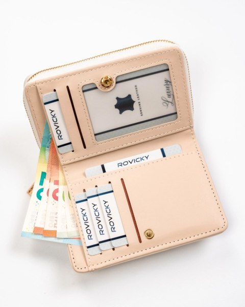 Portfel damski PU R-PKK-02 Cream Portfel damski PU R-PKK-02 Cream