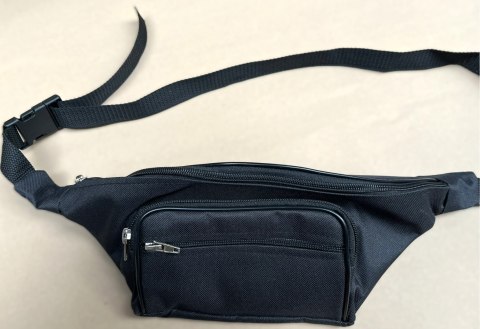 Saszetka nerka 40cm 4.2 czarna materiałowa Saszetka nerka 40cm 4.2 czarna materiałowa