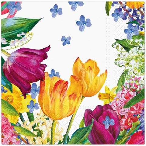 Serwetki papierowe 33cm x 33cm "SPRING INSPIRATION" 20szt 70-54 Serwetki papierowe 33cm x 33cm "SPRING INSPIRATION" 20szt 70-54