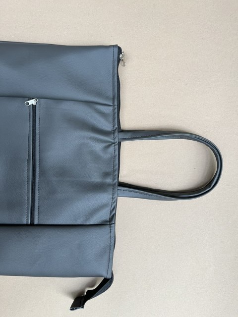 Torba 14,5cm z zamkiem i kieszonką 3.3 szary Torba 14,5cm z zamkiem i kieszonką 3.3 szary