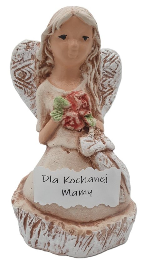 Anioł Balladyna dekorowana Dla Kochanej Mamy 14,5cm Anioł Balladyna dekorowana Dla Kochanej Mamy 14,5cm