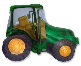 Balon Foliowy - Traktor 60 cm Zielony - pakowany Flexmetal