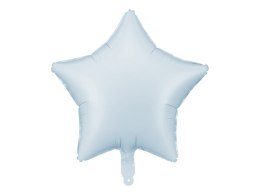 Balon foliowy Gwiazdka, mglisty niebieski, 48 cm Partydeco