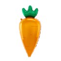 Balon foliowy Marchewka pomarańczowo-zielony 42x91cm PartyPal