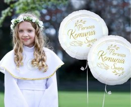 Balon foliowy Pierwsza Komunia Święta, 18 cali, 46cm Godan