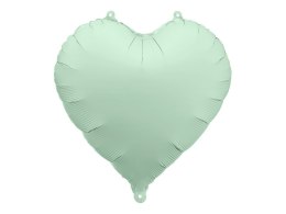 Balon foliowy Serce, zieleń, 45 cm Partydeco