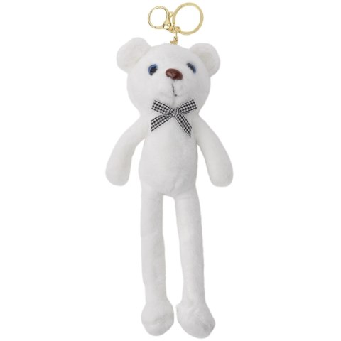 Brelok pluszowy miś z kokardką 23cm B-2551 Brelok pluszowy miś z kokardką 23cm B-2551