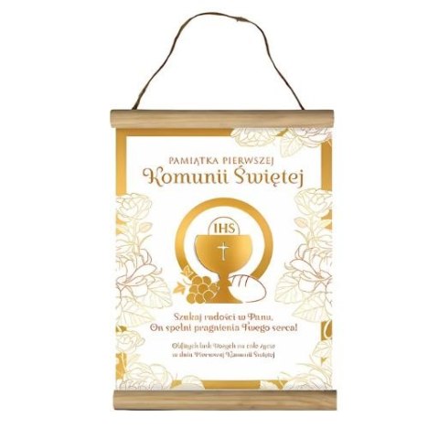 Dyplom Pamiątka I KOMUNII Świętej - Kielich 3306-KOM6 Dyplom Pamiątka I KOMUNII Świętej - Kielich 3306-KOM6