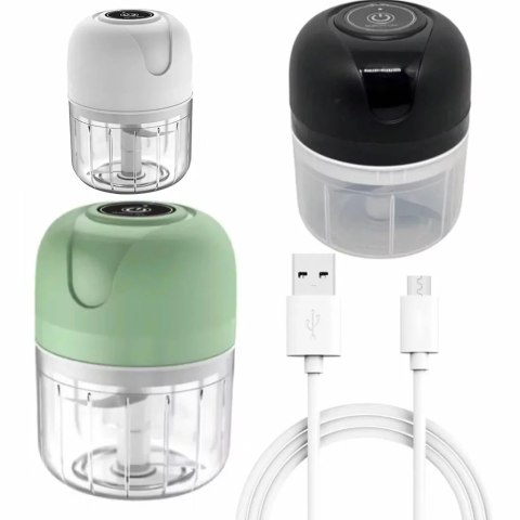 Elektryczny rozdrabniacz do czosnku siekacz do warzyw USB XJ5306 Elektryczny rozdrabniacz do czosnku siekacz do warzyw USB XJ5306