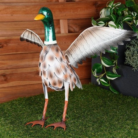 Figurka ogrodowa metalowa kaczor 51,5x24x41 cm Figurka ogrodowa metalowa kaczor 51,5x24x41 cm