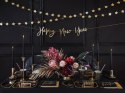 Girlanda Gwiazdki, złoty, 3,6m Partydeco