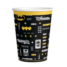 Kubeczki papierowe Batman, 250 ml, 8 szt. Amscan / Anagram