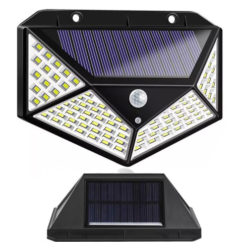 Lampa solarna 100 led z czujnikiem zmierzchu ruchu Lampa solarna 100 led z czujnikiem zmierzchu ruchu