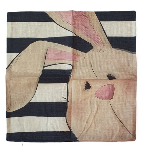 Poszewka na poduszkę ZAJĄC 45x45 cm POA-112 Poszewka na poduszkę ZAJĄC 45x45 cm POA-112