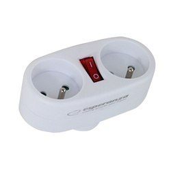 Rozgałęźnik elektryczny z wyłącznikiem 2 gniazda ELK306W Rozgałęźnik elektryczny z wyłącznikiem 2 gniazda ELK306W
