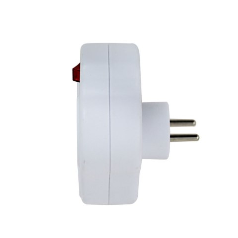 Rozgałęźnik elektryczny z wyłącznikiem 3 gniazda ELK304W Rozgałęźnik elektryczny z wyłącznikiem 3 gniazda ELK304W