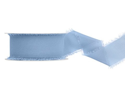 Wstążka szyfonowa, niebieski, 40mm/10m Partydeco Wstążka szyfonowa, niebieski, 40mm/10m Partydeco