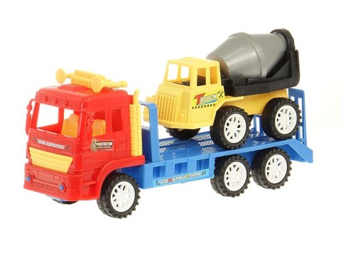 Auto z lawetą i autem ciężarowym 29cm Auto z lawetą i autem ciężarowym 29cm