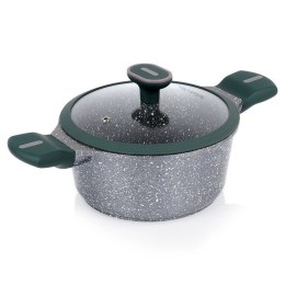 Garnek Granitowy z Pokrywką Gaz Indukcja NAVA 20 cm 2,4 L