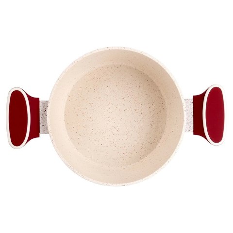Garnek Granitowy ze Szklaną Pokrywką Gaz Indukcja NAVA 20 cm 2,2 L Garnek Granitowy ze Szklaną Pokrywką Gaz Indukcja NAVA 20 cm 2,2 L