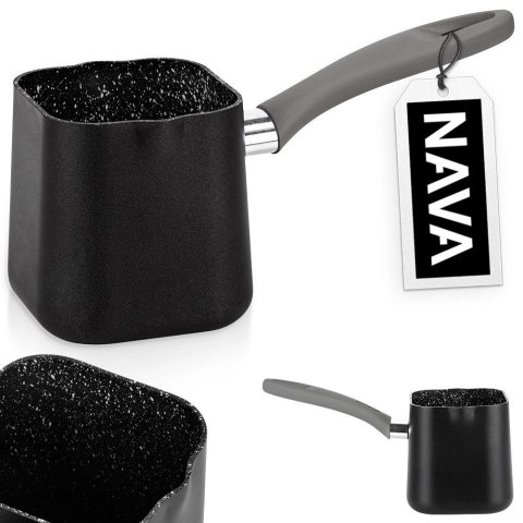 Granitowy Tygielek do Kawy Tureckiej Kwadratowy Nieprzywierający NAVA 550ml Granitowy Tygielek do Kawy Tureckiej Kwadratowy Nieprzywierający NAVA 550ml