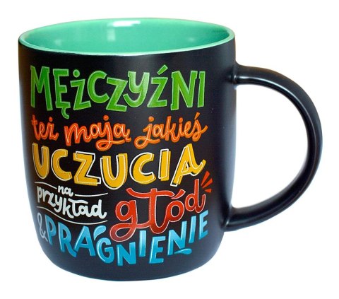 Kubek tablicowy Mężczyźni też mają uczucia TB-004 Kubek tablicowy Mężczyźni też mają uczucia TB-004