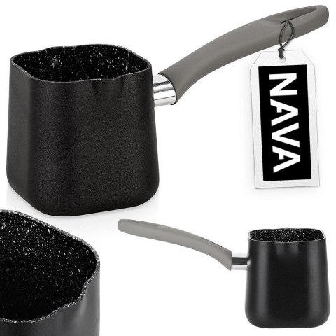 Kwadratowy Tygielek Granitowy do Parzenia Kawy po Turecku NAVA 400 ml Kwadratowy Tygielek Granitowy do Parzenia Kawy po Turecku NAVA 400 ml