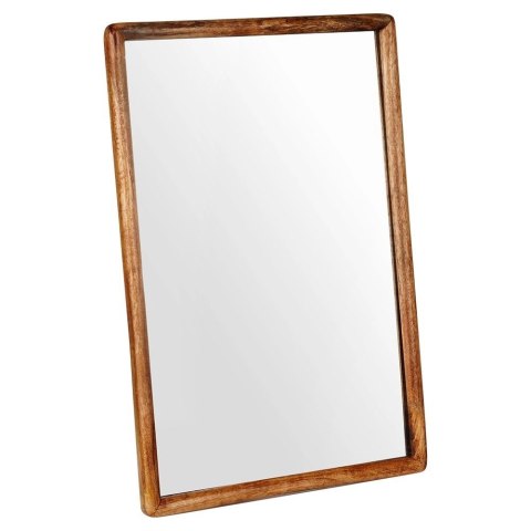 Lustro Ścienne Drewniane Prostokątne Wiszące Dekoracyjne VILDE 40 x 60 cm Lustro Ścienne Drewniane Prostokątne Wiszące Dekoracyjne VILDE 40 x 60 cm