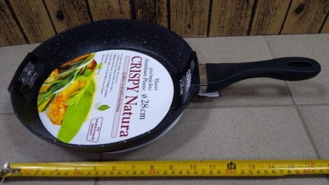 Patelnia aluminiowa 28cm CRISPY NATURAL NEW 316128 Patelnia aluminiowa 28cm CRISPY NATURAL NEW 316128