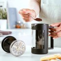 Pojemny Zaparzacz Szklany do Kawy Herbaty Tłokowy Dzbanek NAVA 800 ml