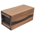 Stojak na Noże Drewniany Ozdobny Dekoracyjny ORION 11 x 23 x 23,5 cm