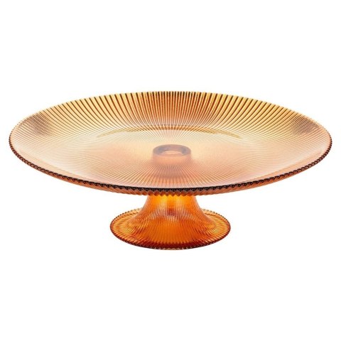 Szklana Patera na Tort Ciasto na Nóżce Szklana Stojak na Ciasto ORION 28 cm Szklana Patera na Tort Ciasto na Nóżce Szklana Stojak na Ciasto ORION 28 cm