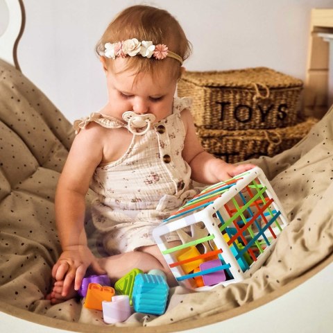 WOOPIE BABY Elastyczna Kostka Sensoryczna Sorter dla Dzieci Kolorowe Kształty Alfabet 15 el. WOOPIE BABY Elastyczna Kostka Sensoryczna Sorter dla Dzieci Kolorowe Kształty Alfabet 15 el.