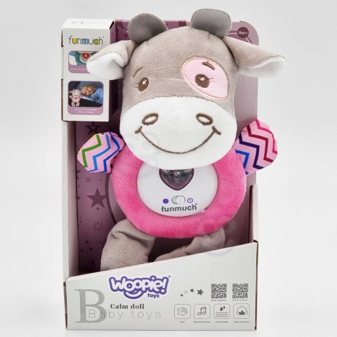 WOOPIE BABY Interaktywny Pluszak Przytulanka dla Niemowląt Światło Dźwięk Byczek Gryzak Usypiacz WOOPIE BABY Interaktywny Pluszak Przytulanka dla Niemowląt Światło Dźwięk Byczek Gryzak Usypiacz