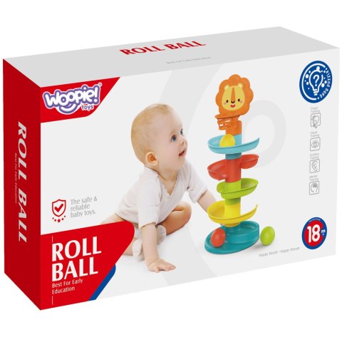 WOOPIE BABY Tor Zjeżdzalnia Kulek Wieża z Piłeczkami Kulodrom WOOPIE BABY Tor Zjeżdzalnia Kulek Wieża z Piłeczkami Kulodrom