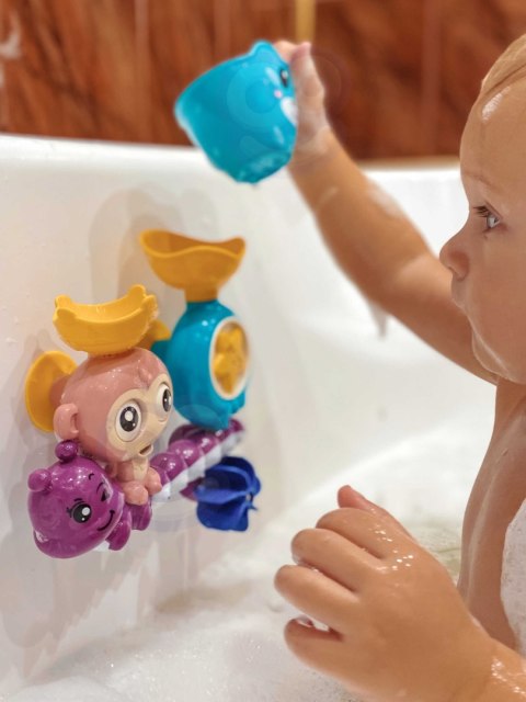 WOOPIE BABY Zabawka Wodna do Kąpieli Małpka + Kubeczek WOOPIE BABY Zabawka Wodna do Kąpieli Małpka + Kubeczek