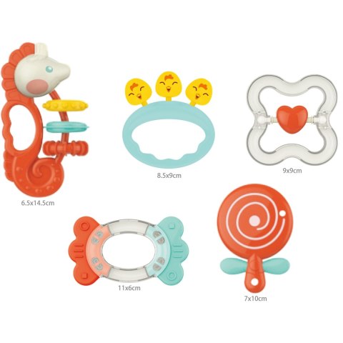 WOOPIE BABY Zestaw Gryzaków Grzechotek Sensorycznych WOOPIE BABY Zestaw Gryzaków Grzechotek Sensorycznych