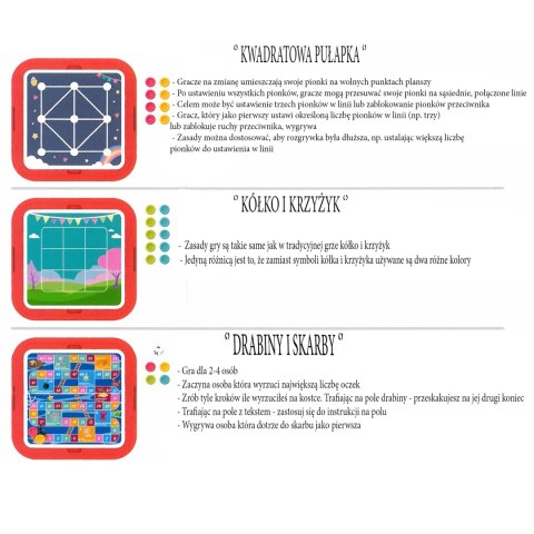 WOOPIE Zestaw Gier Planszowych Logicznych 10w1 WOOPIE Zestaw Gier Planszowych Logicznych 10w1