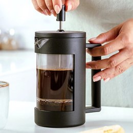 Zaparzacz do Kawy Herbaty Ziół Tłokowy Szklany Dzbanek Czarny NAVA 350 ml