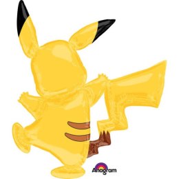 Balon Foliowy Pokemon Pikachu, AirWalker, 132 cm x 139 cm Amscan / Anagram