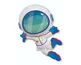 Balon foliowy Astronauta, Kosmos 60cm, pakowany Flexmetal