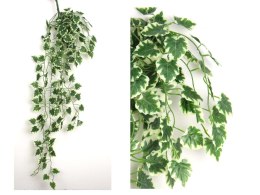 Bluszcz 2szt zwisający wys. 90 cm 9 łodyg ZIELONY Z JASNYM BRZEGIEM MD-045
