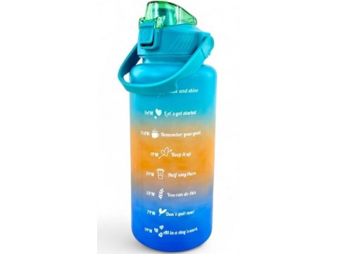 Butelka motywacyjna / bidon na wodę 2000ml 690282 Butelka motywacyjna / bidon na wodę 2000ml 690282