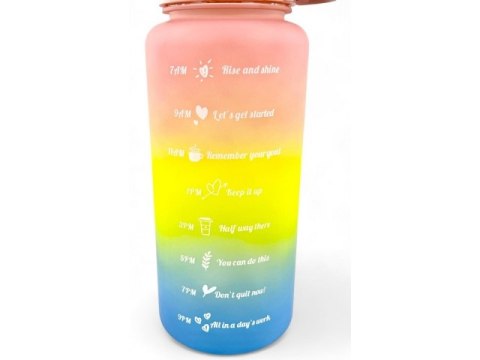 Butelka motywacyjna / bidon na wodę 2000ml 690282 Butelka motywacyjna / bidon na wodę 2000ml 690282