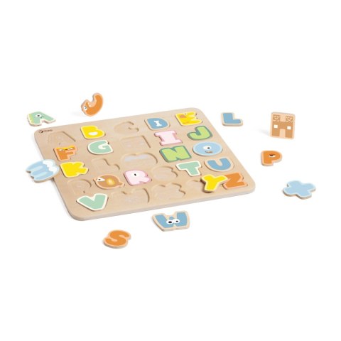 CLASSIC WORLD Drewniane Puzzle Montessori Układanka Nauka Alfabetu Liter Słów 27 el. CLASSIC WORLD Drewniane Puzzle Montessori Układanka Nauka Alfabetu Liter Słów 27 el.