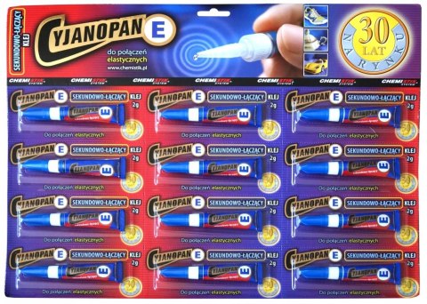 Klej CYJANOPAN 12szt ''E'' Klej CYJANOPAN 12szt ''E''
